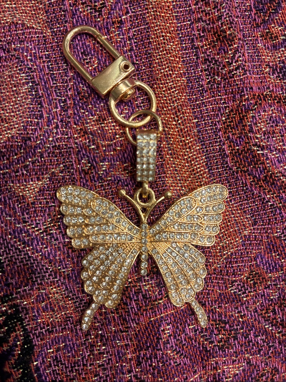 Handbag Decorative Rhinestone Butterfly